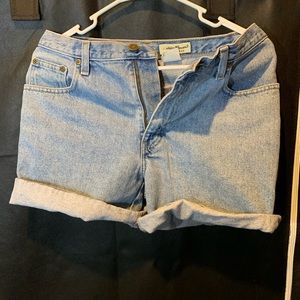 Vintage Eddie Bauer High-Waisted Jean Shorts
